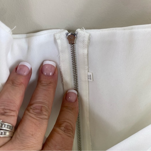 Parthea Off Shoulder High-low Hem Ruched Mesh Corset Top Blouse Sz XXL - Picture 7 of 15